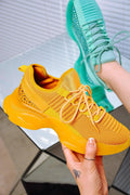 Orange Crystal Knit Runner